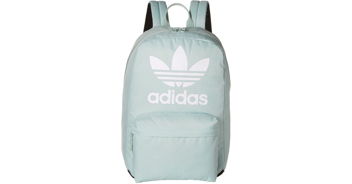 adidas originals big logo ash green backpack