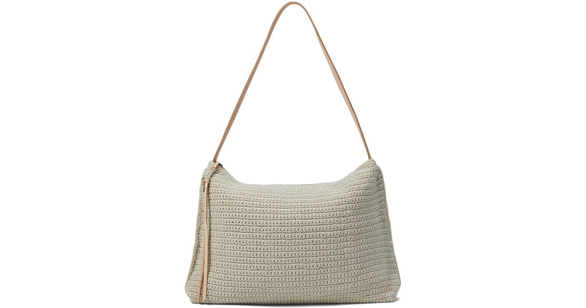 The Sak Mariposa Crochet Shoulder Bag in Gray | Lyst