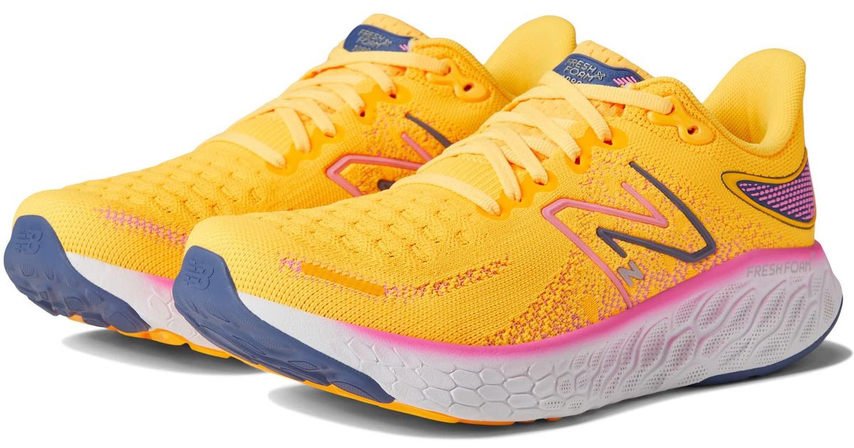 New Balance Synthetic Fresh Foam X 1080v12 in Yellow | Lyst