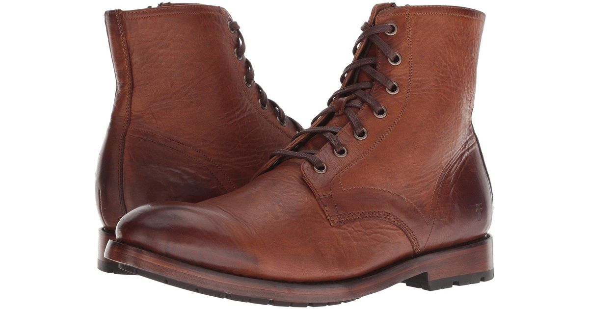 bowery lace up frye