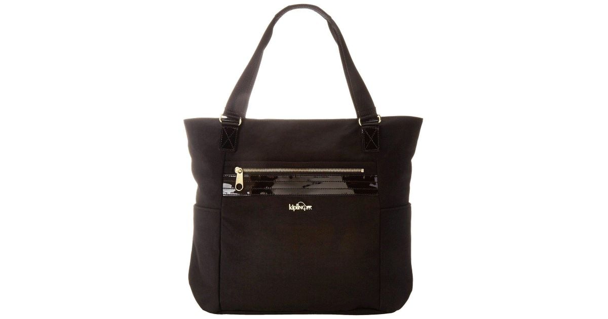 kipling black tote bag