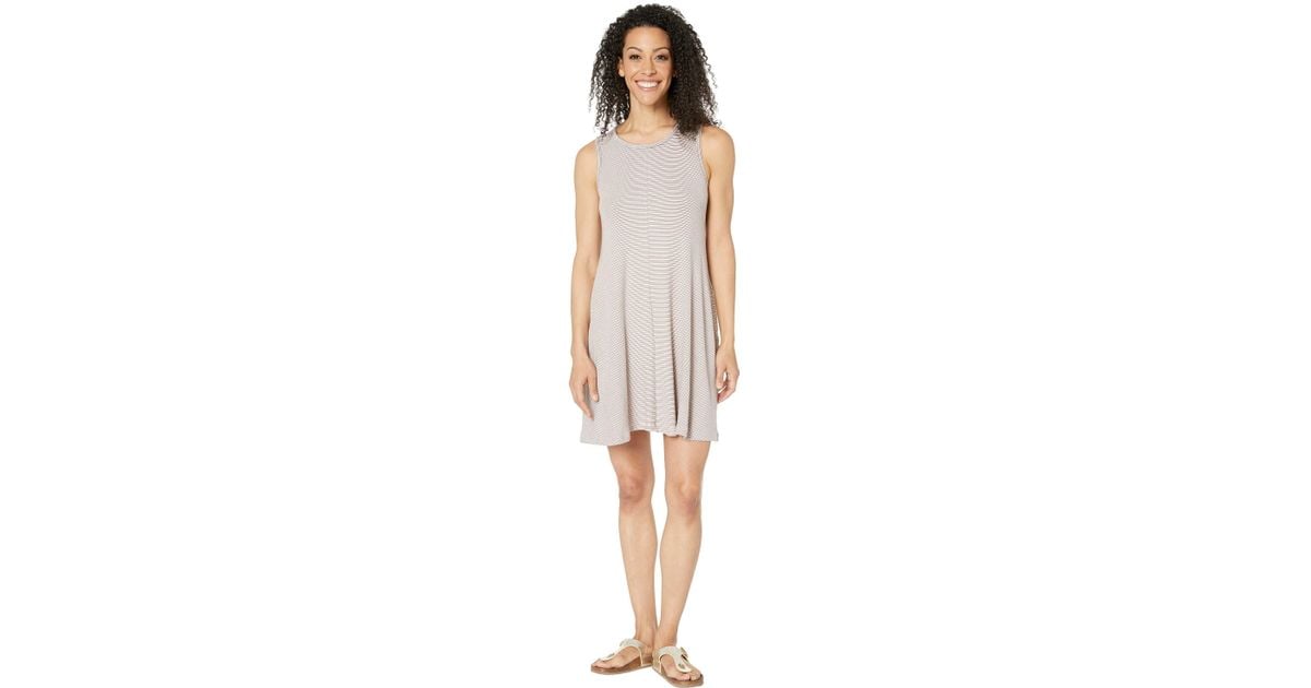 Toad&Co Synthetic Daisy Rib Sleeveless Dress in Beige (Natural) - Lyst