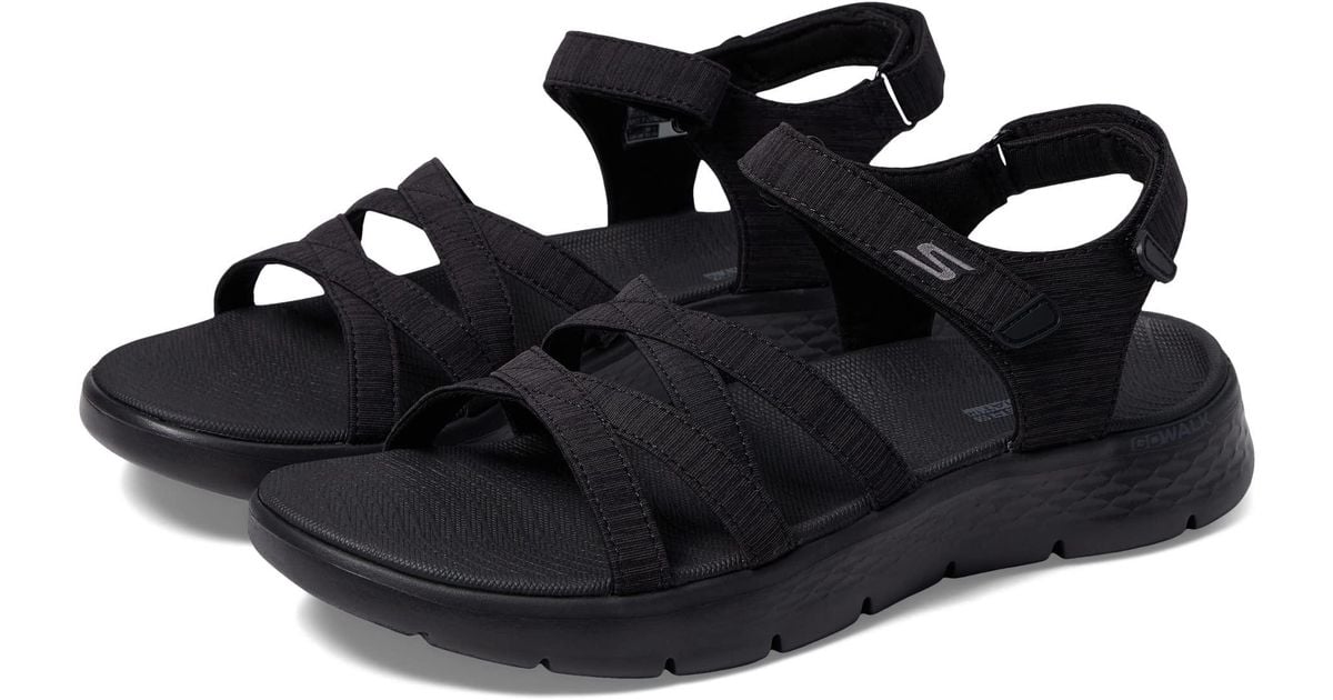 Skechers Go Walk Flex Sandal Sunshine in Black Lyst