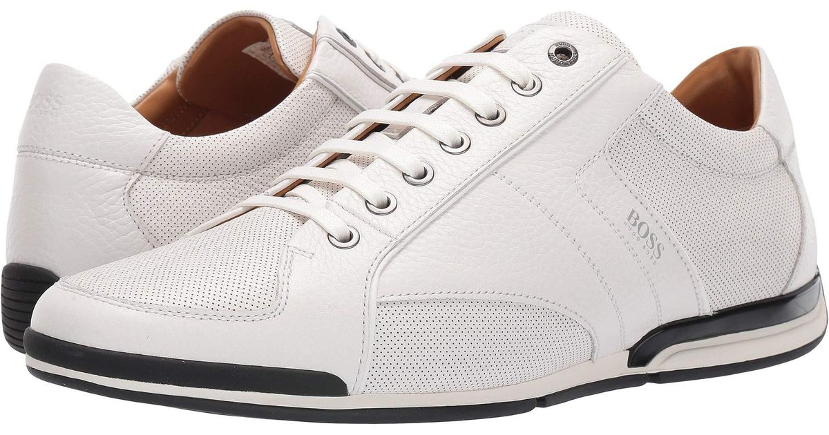 hugo boss saturn low white