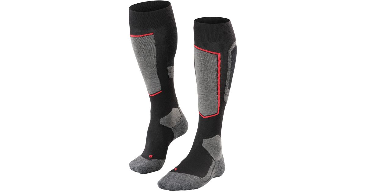FALKE Sk4 Wool Advanced Knee High Skiing Socks in Black for Men Lyst