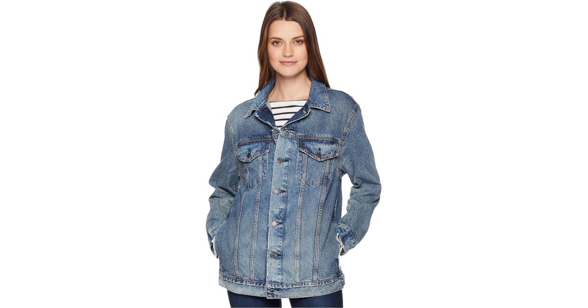 Lucky Brand Oversized Denim Trucker 