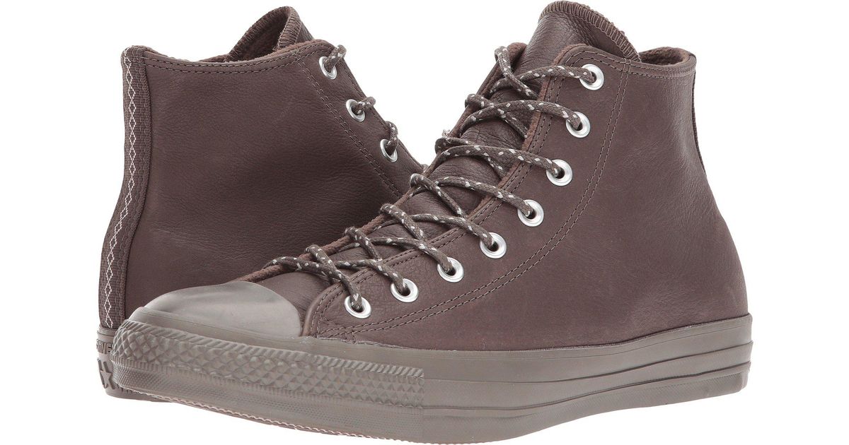 Converse Leather Chuck Taylor All Star Thermal S Trainers in Dark  Chocolate/Dark Chocolate (Brown) for Men - Lyst