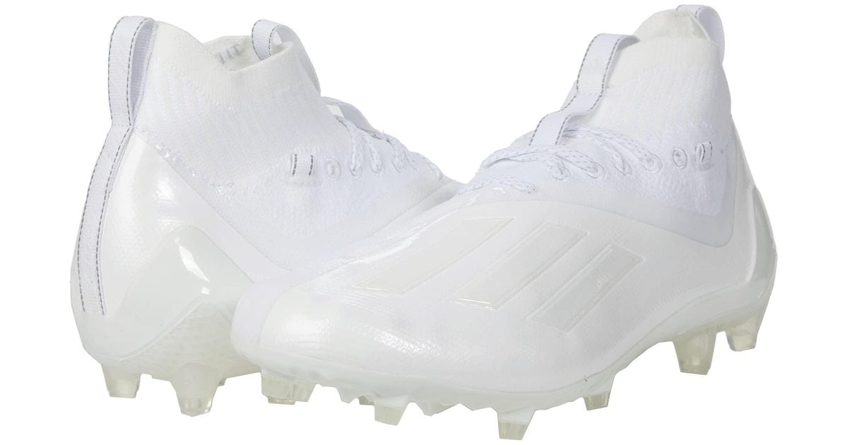 adidas Adizero Primeknit Football Cleat in White for Men | Lyst