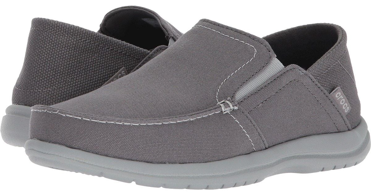 Crocs™ Mens Santa Cruz Convertible Slip On Loafer in Gray for Men | Lyst
