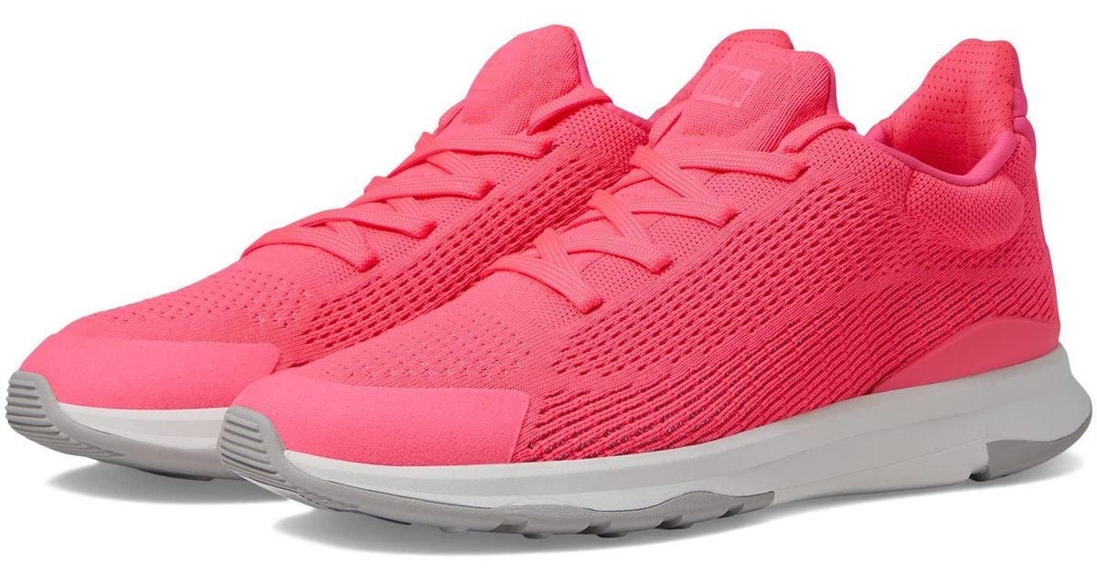 Fitflop Vitamin Ffx Knit Sports Sneakers in Pink | Lyst