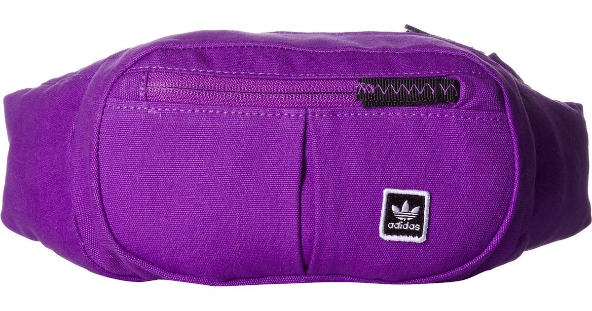 adidas hip bag purple