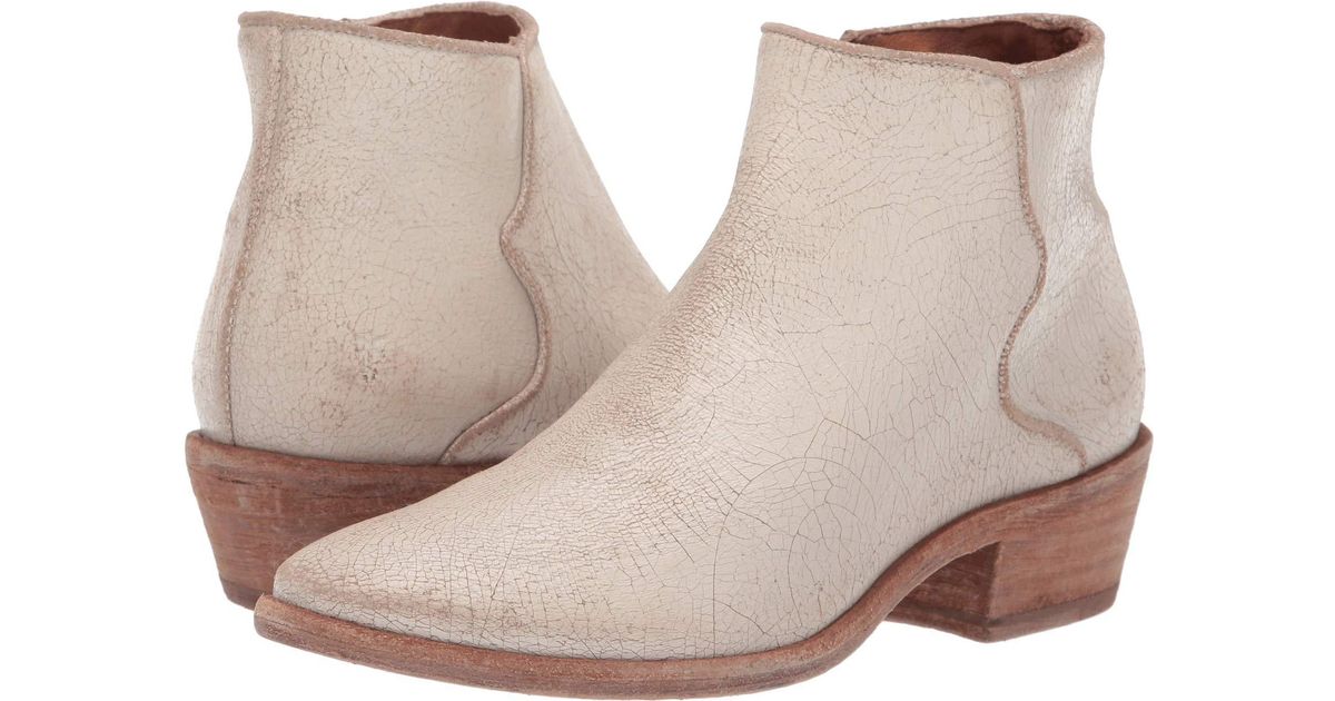 frye carson piping bootie cognac