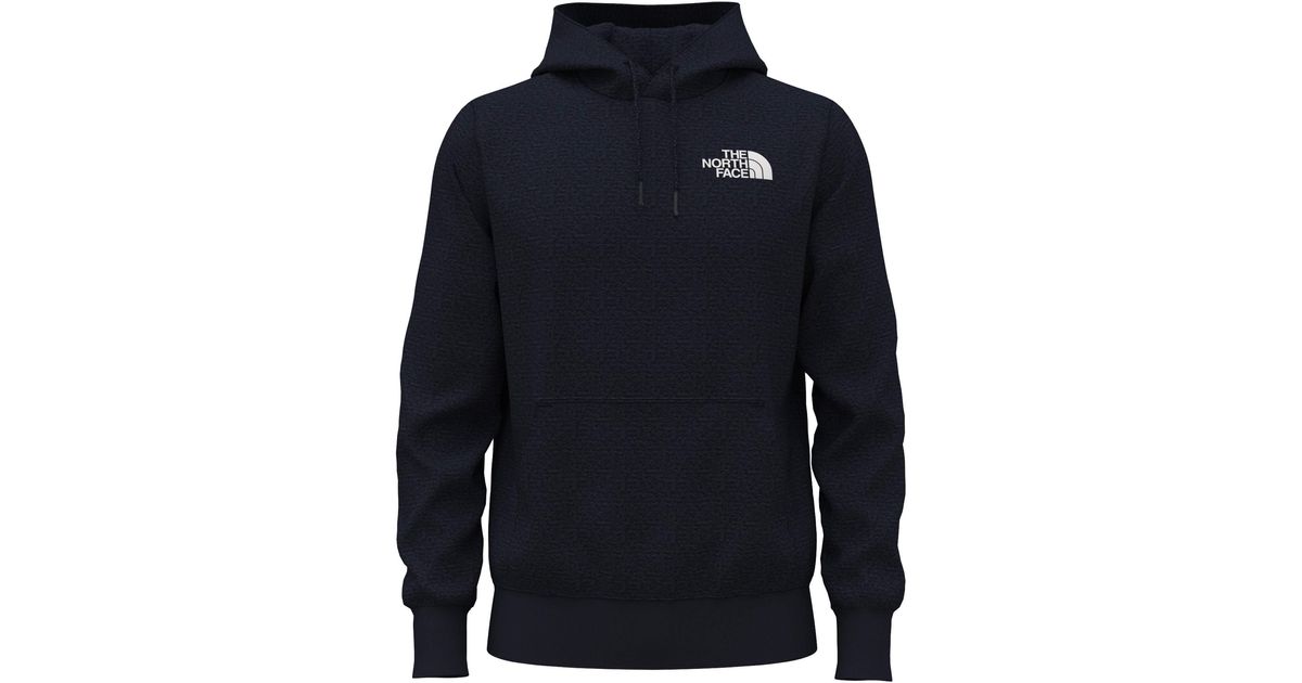The North Face Cotton Box Nse Pullover Hoodie in Navy (Blue) for Men - Lyst