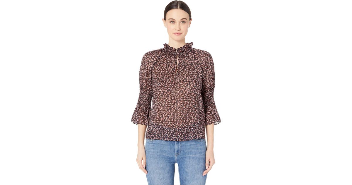 rebecca taylor francesca ruffle top