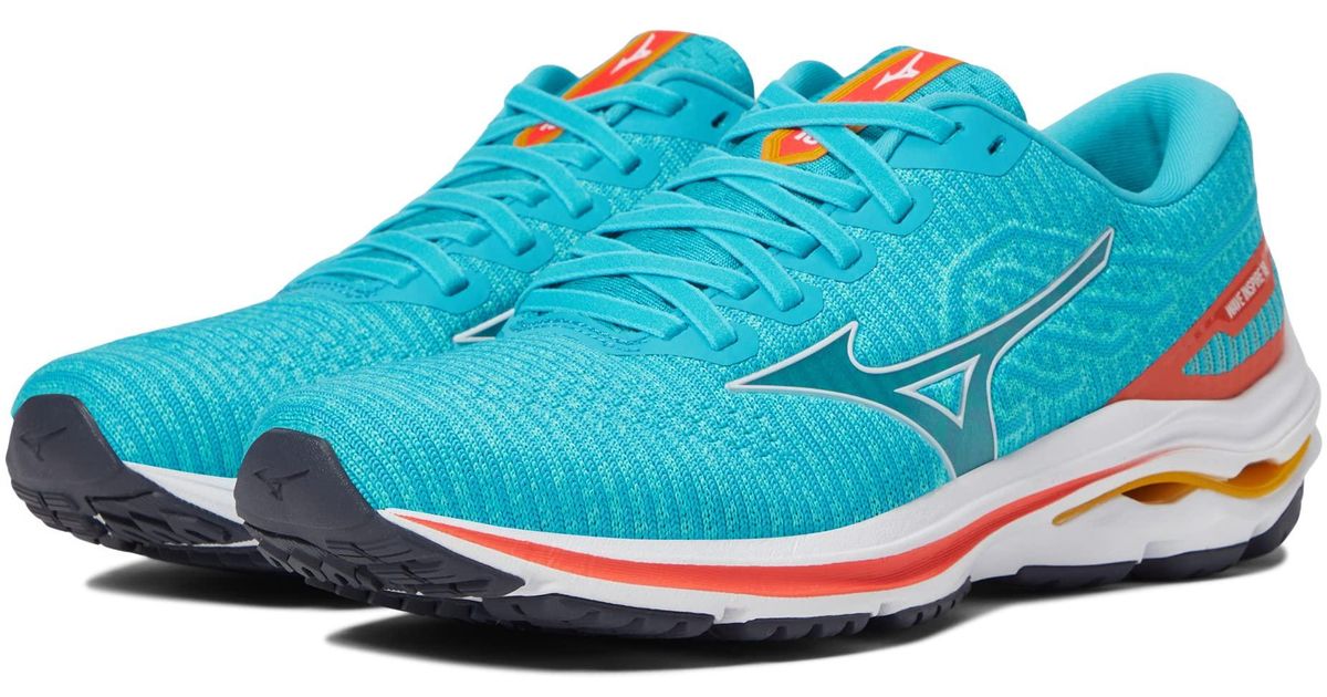 Mizuno Synthetic Wave Inspire 18 Waveknit in Blue Lyst Mizuno Synthetic Wave Inspire 18 Waveknit in Blue Lyst