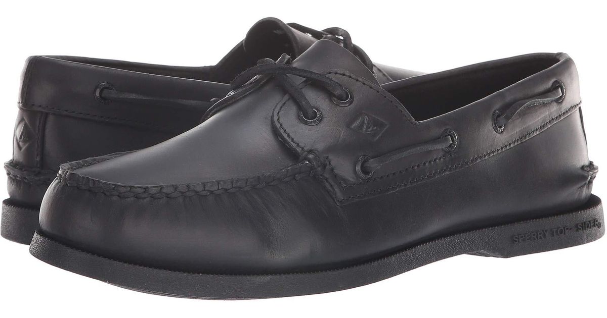 sperry top sider black