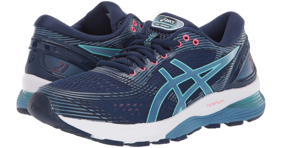 Asics Synthetic Gelnimbus(r) 21 in Blue Save 20 Lyst