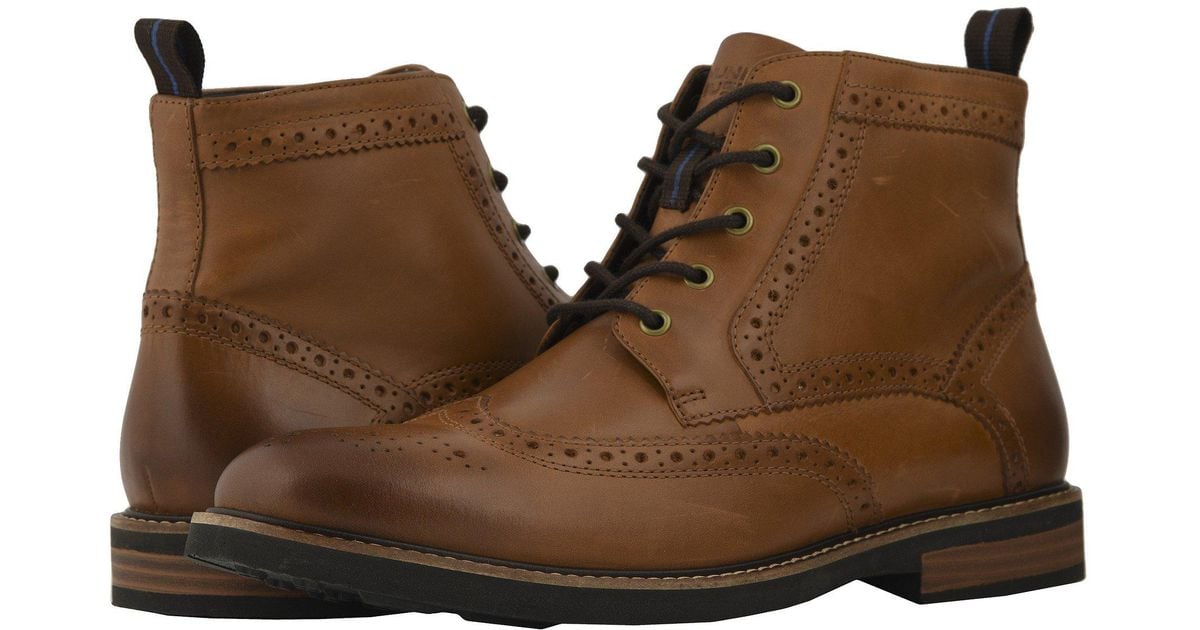 nunn bush odell men's wingtip dress boots