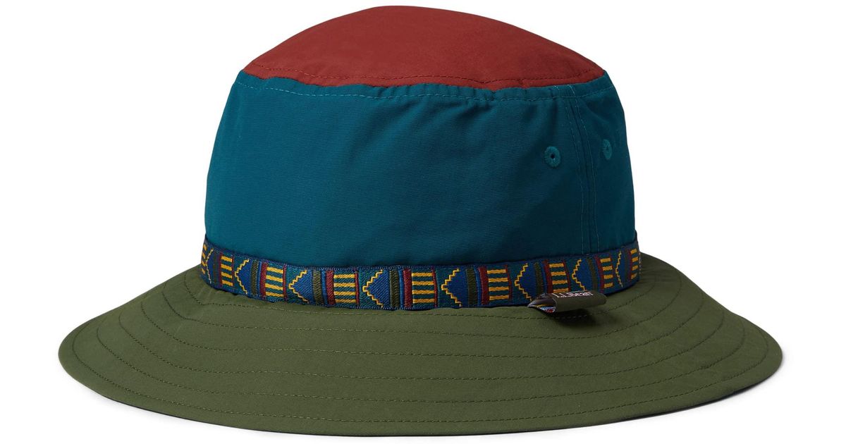 L.L. Bean Mountain Classic Bucket Hat Colorblock in Green Lyst