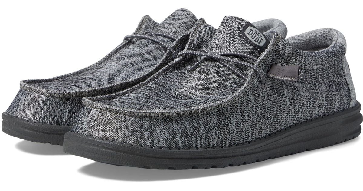 Hey Dude Wally Sport Knit in Black for Men | Lyst