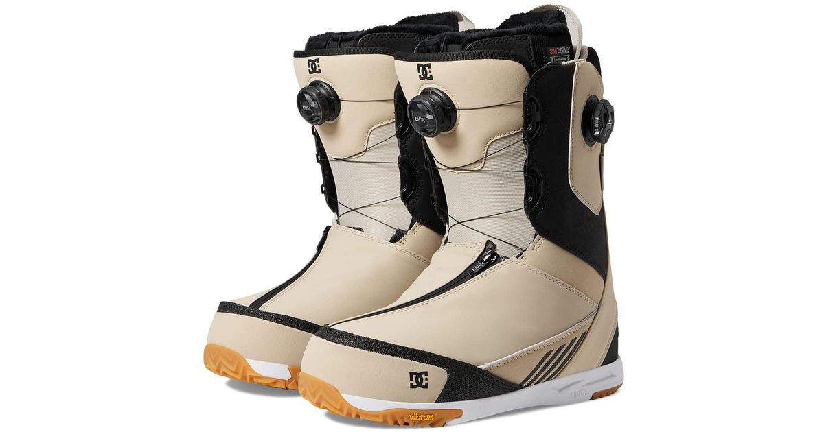 Dc Synthetic Transcend Snowboard Boots in White (Black) for Men Lyst