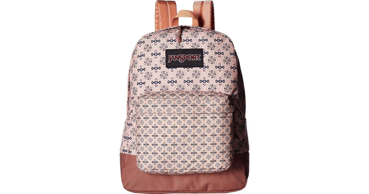 muted clay jansport backpack