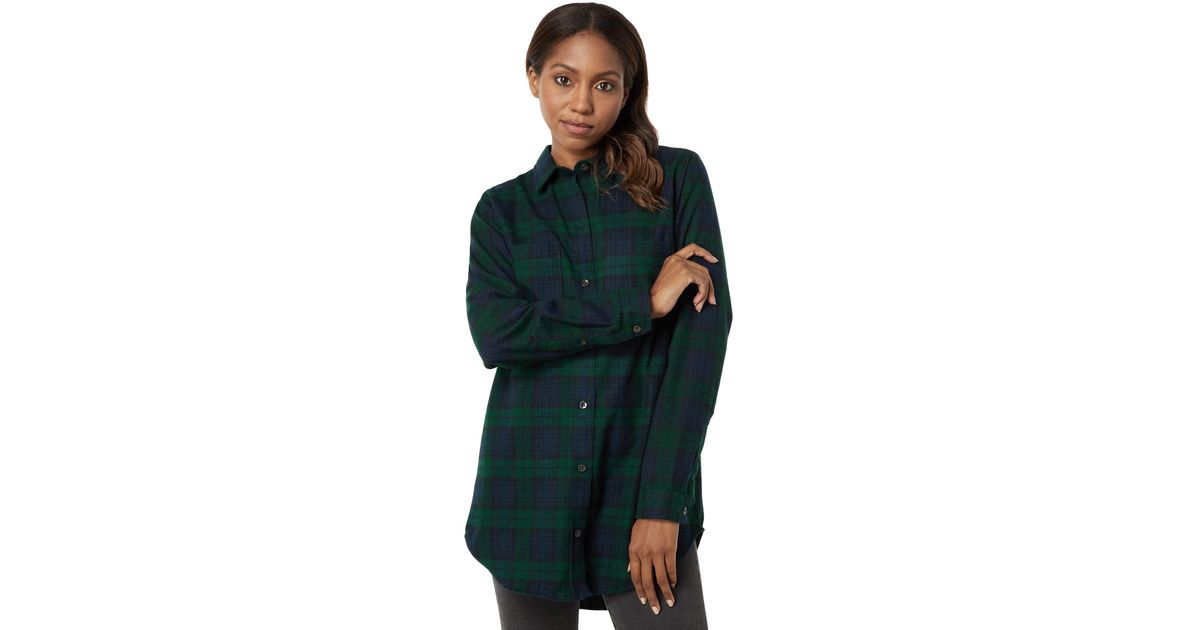 ll bean plaid tunic