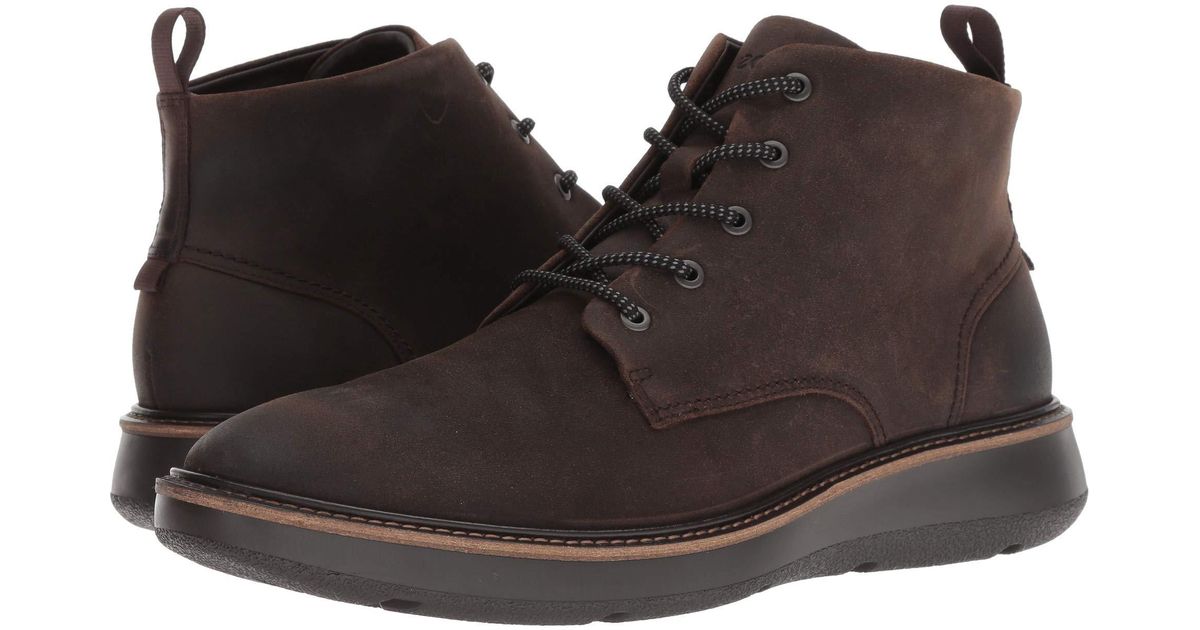 Ecco Aurora Mid Boot, Ankle Boots in Brown for Men Lyst