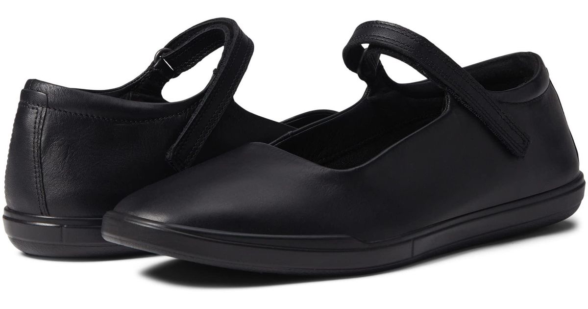 Ecco Leather Simpil Mary Jane in Black - Save 1% - Lyst