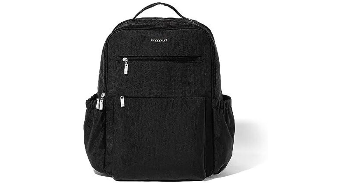 Baggallini Tribeca Expandable Laptop Backpack in Black Lyst