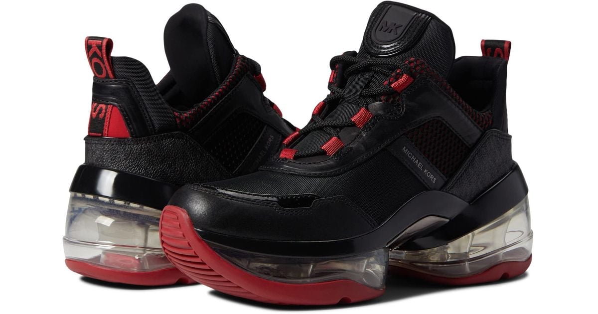 michael kors olympia trainer black