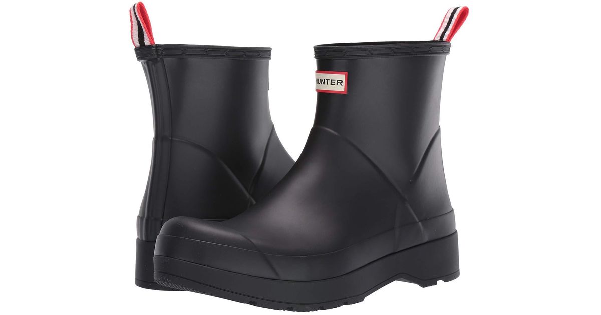 HUNTER Rubber Original Play Boot Chelsea in Black for Men - Lyst
