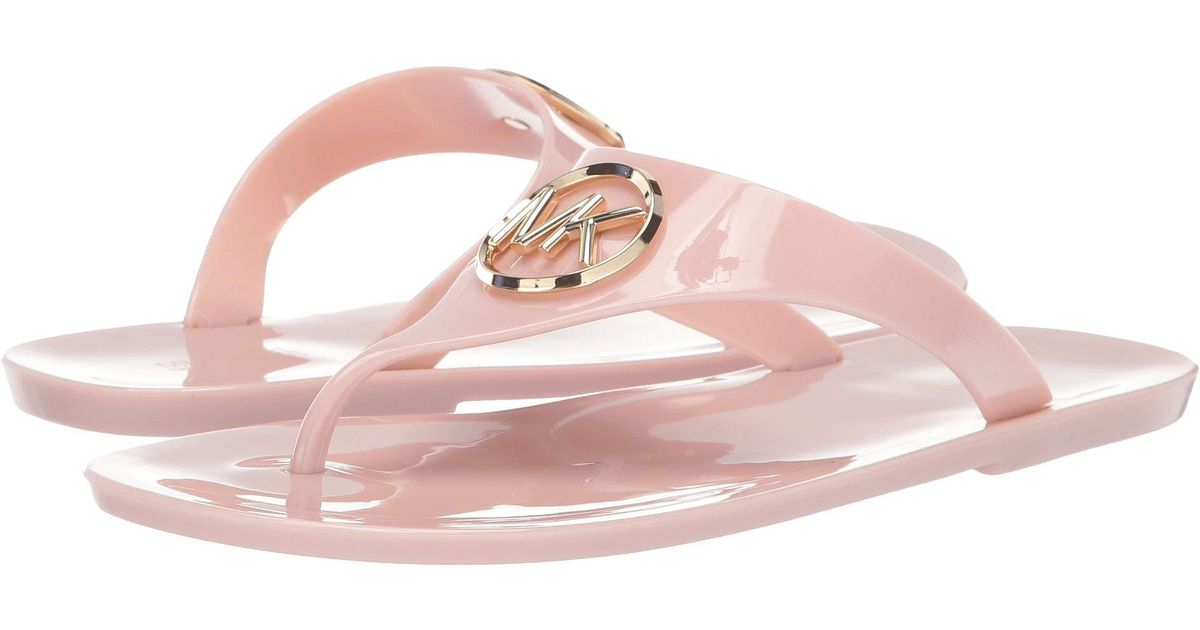 mk jelly thong sandals