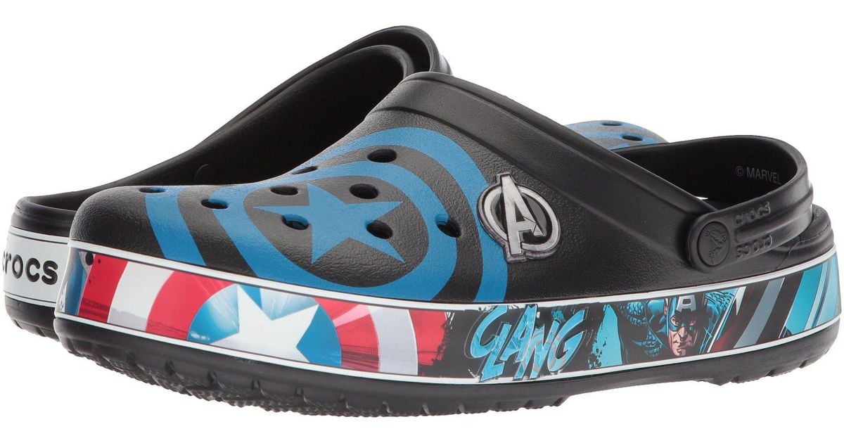 Crocs™ Crocband Captain America Clog in Blue | Lyst