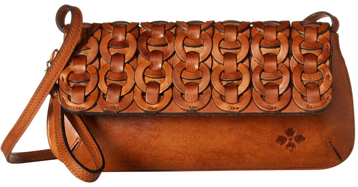 Lyst Patricia Nash Baku Clutch Toast Handbags In Brown