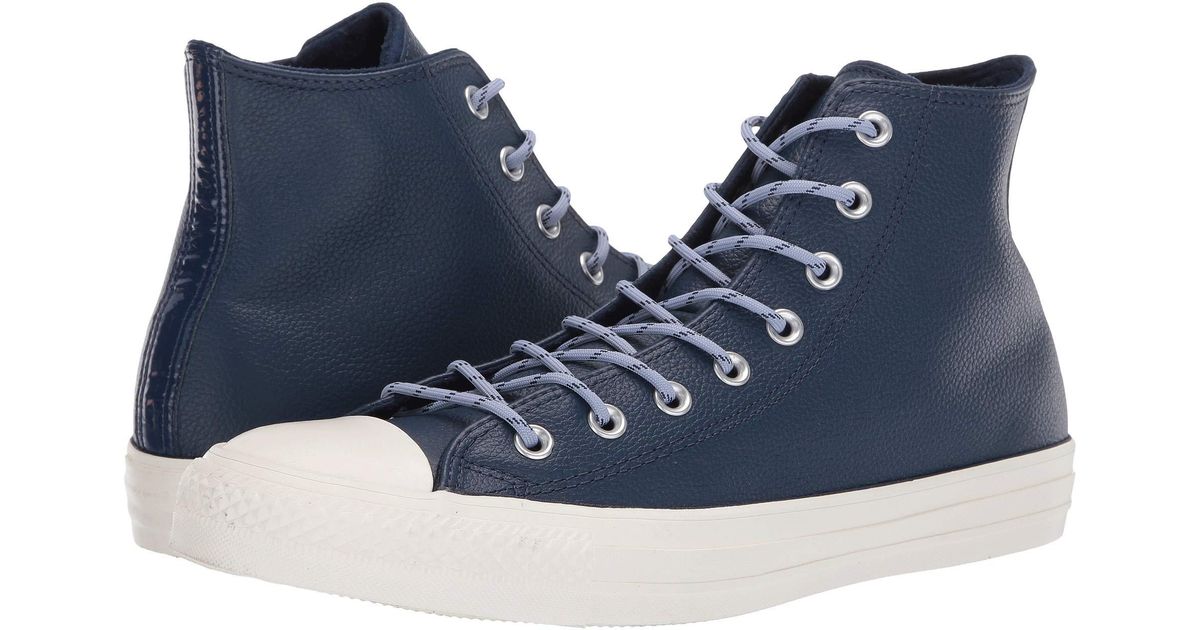 indigo converse high tops
