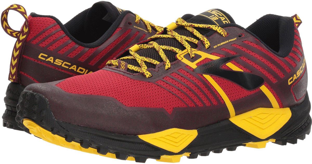 yellow and black gym shoes