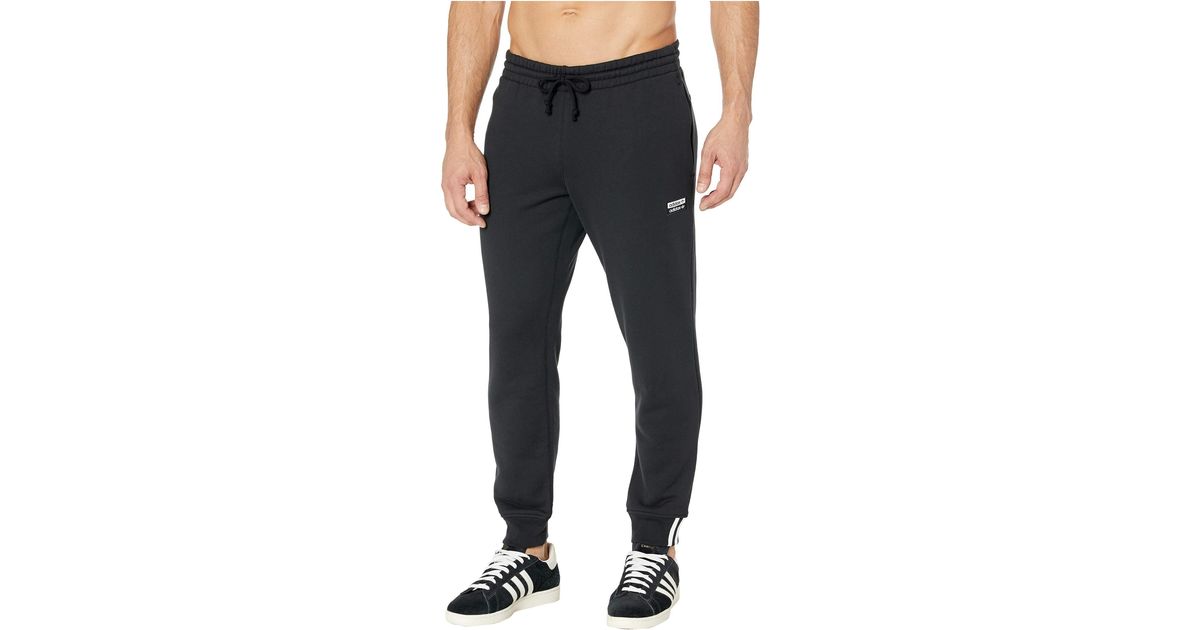 adidas Originals Cotton Vocal Sweatpants in Black for Men - Lyst