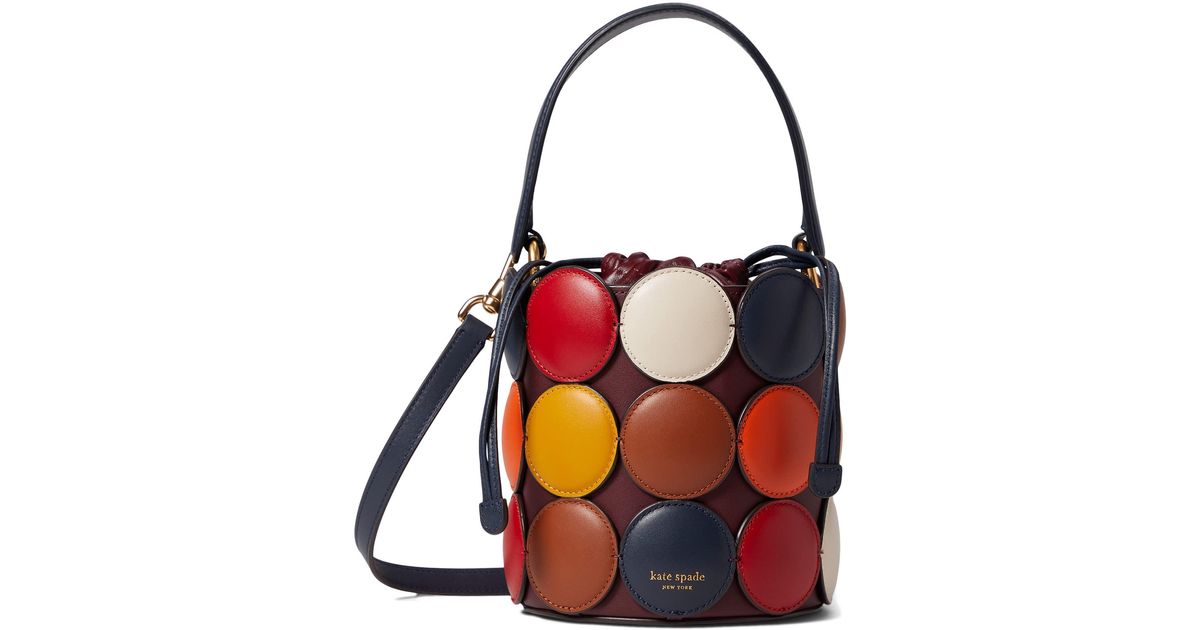 Kate Spade Dottie Smooth Leather Small Bucket Bag Lyst