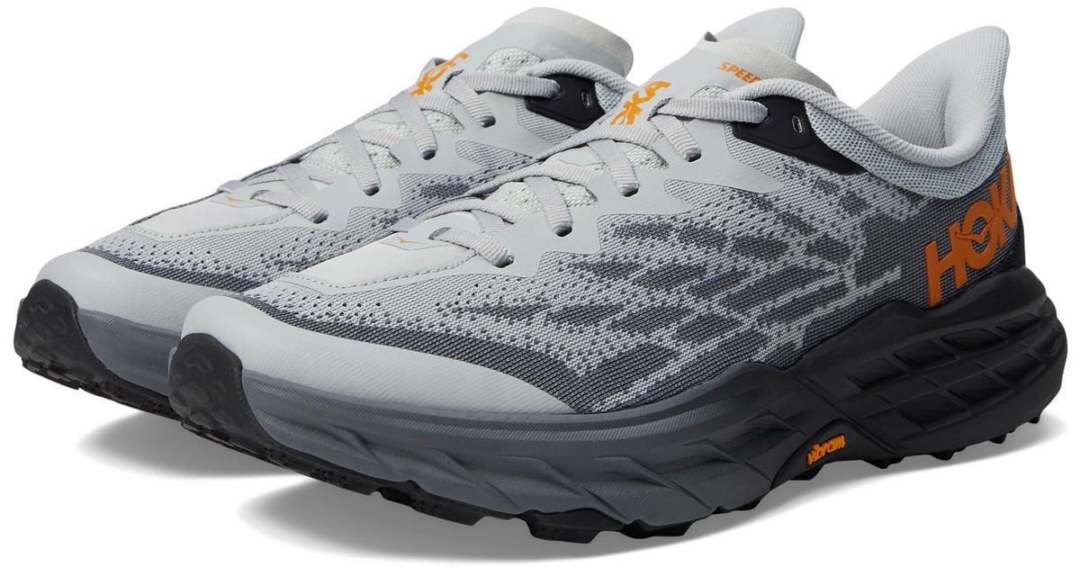 Hoka One One Speedgoat 5 in Gray for Men Lyst