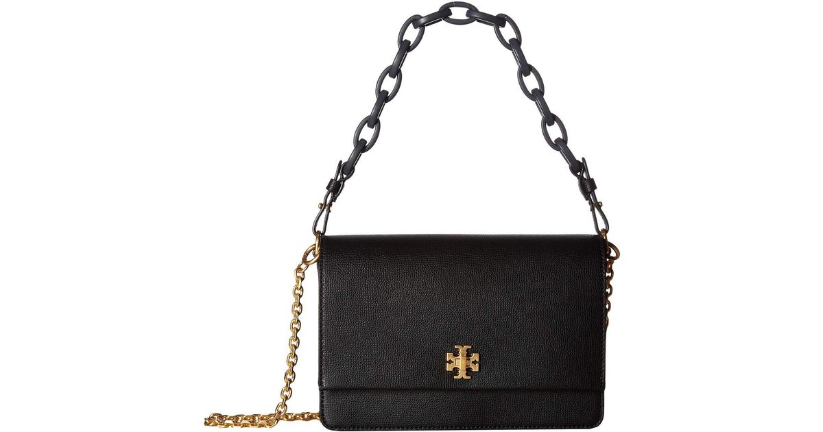 Lyst Tory Burch Kira Shoulder Bag Daisy Handbags In Black