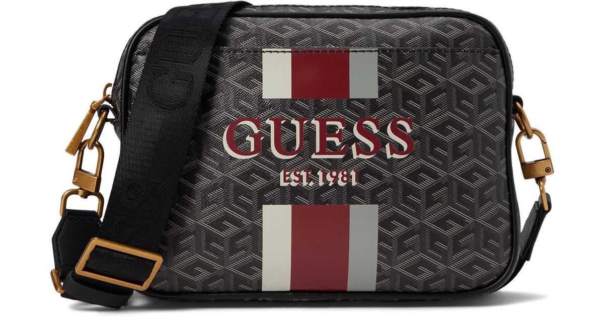 Guess Vikky Camera Bag in Black Lyst