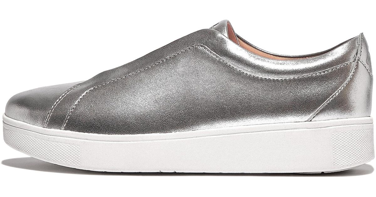 fitflop silver sneakers