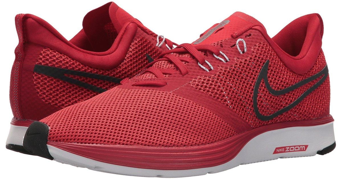 nike zoom strike red