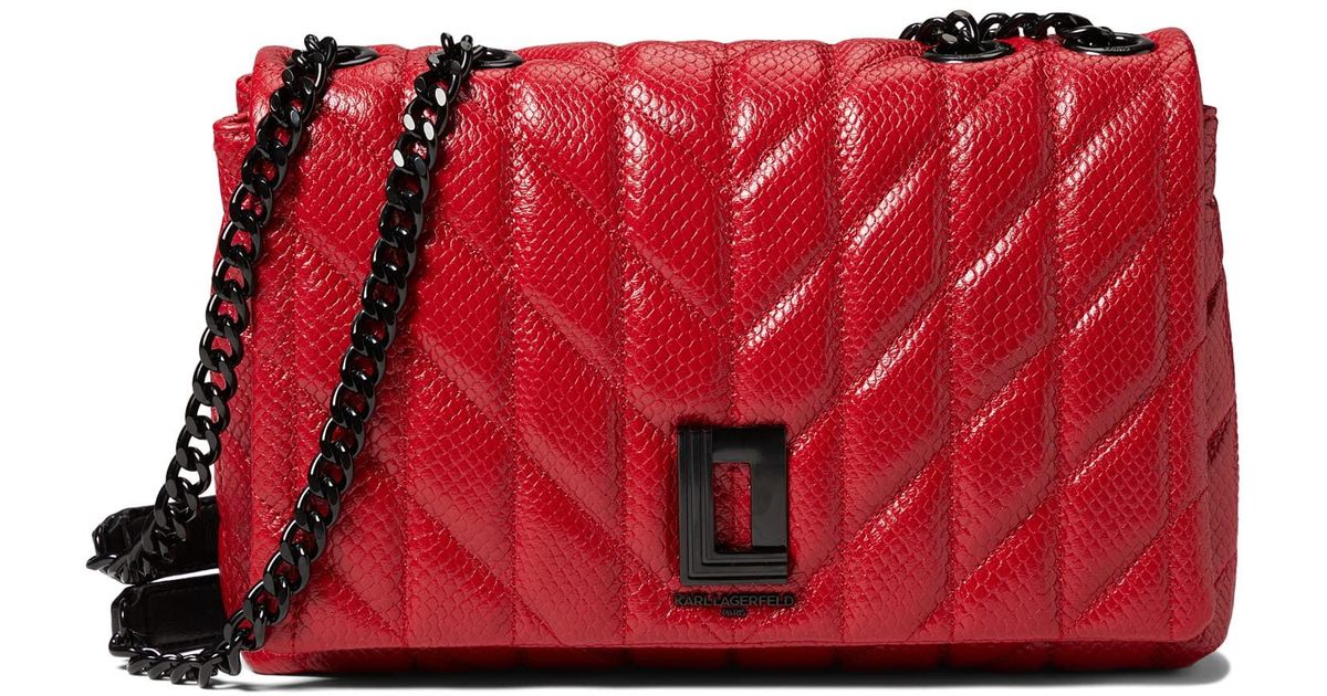 Karl Lagerfeld Lafayette Shoulder in Red Lyst