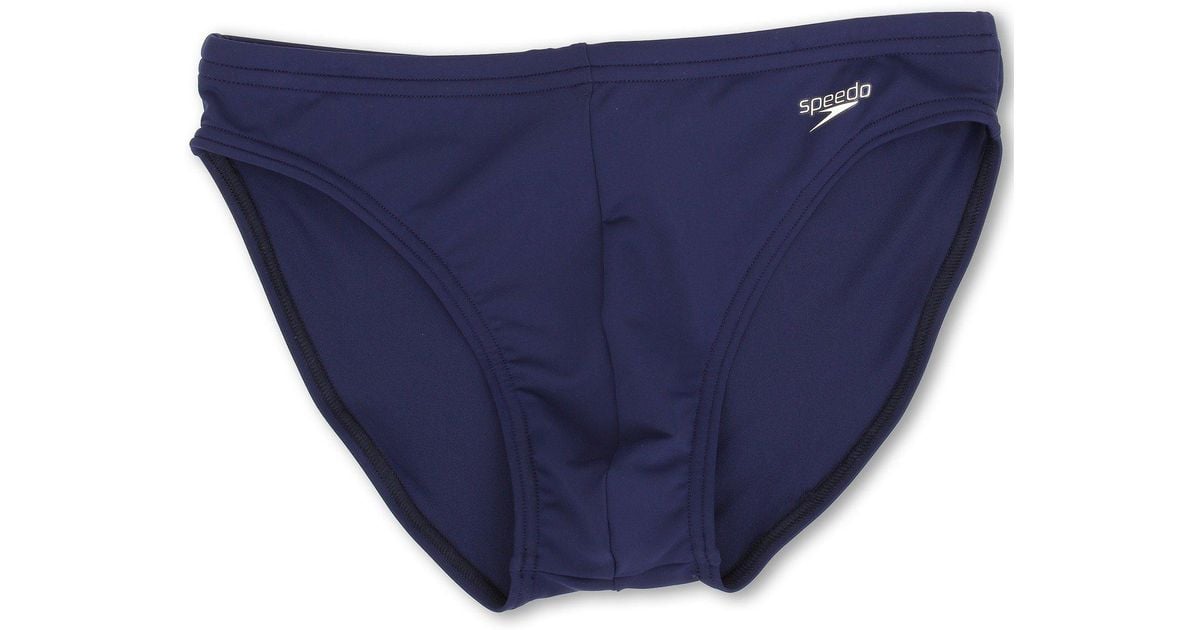 Speedo Synthetic Solar 1 Brief in Navy (Blue) for Men Lyst
