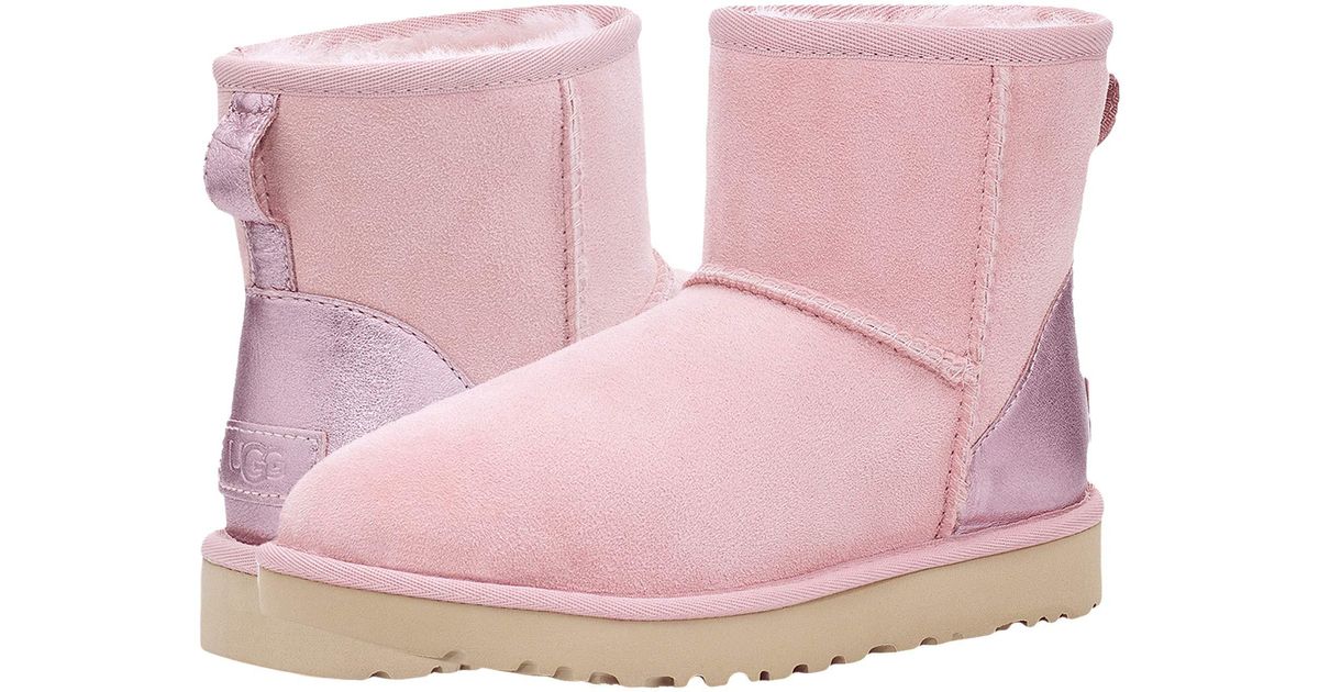ugg boots rosa metallic