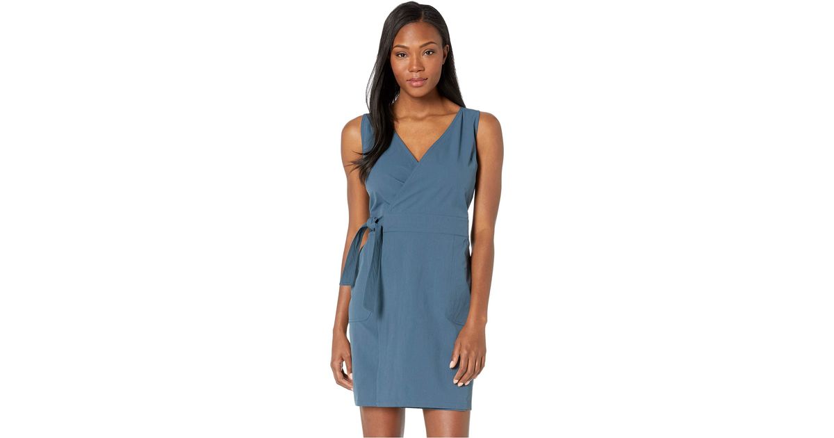united by blue north wind wrap dress