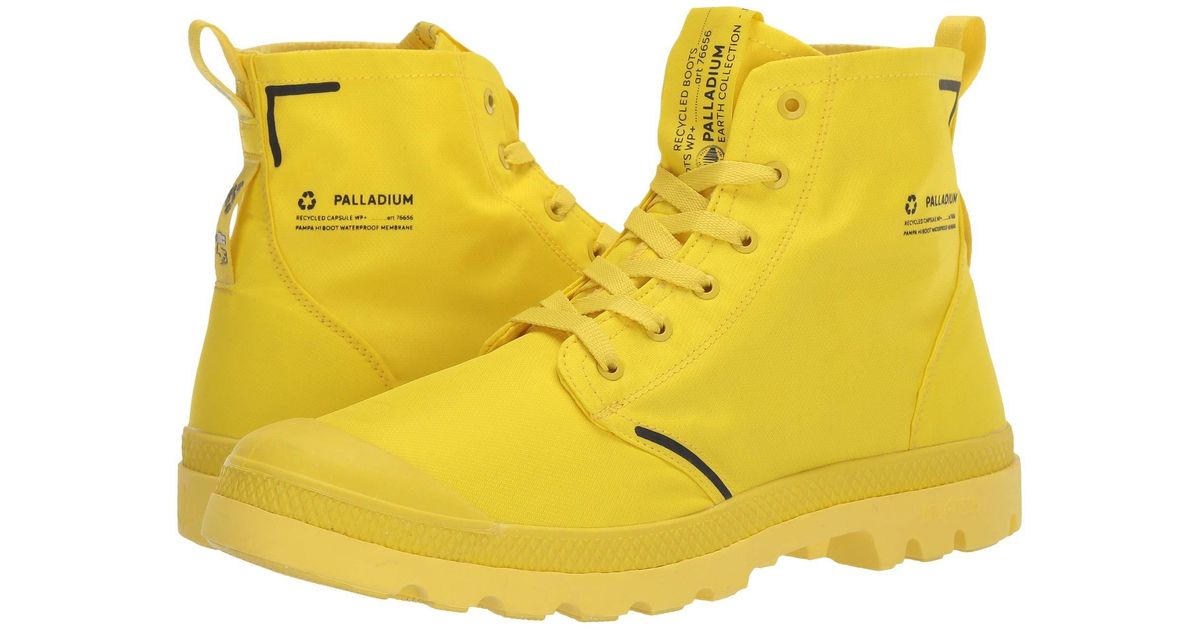 yellow palladium boots