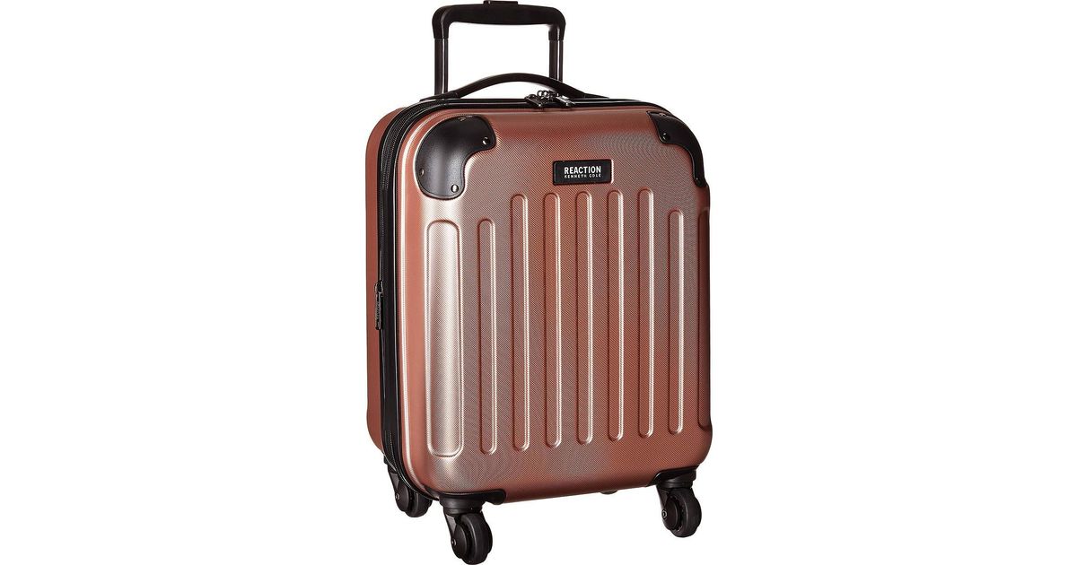 rose gold carry on suitcase